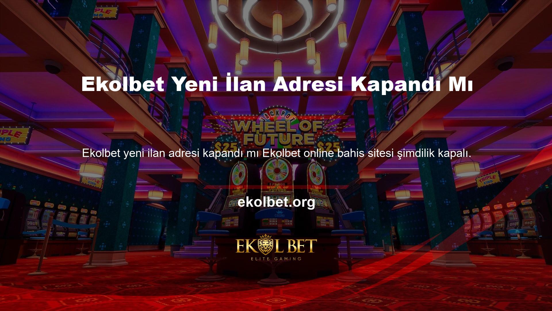 BTK, Türkiye'de yasa dışı olduğu için bu casino sitesine erişimi engelliyor
